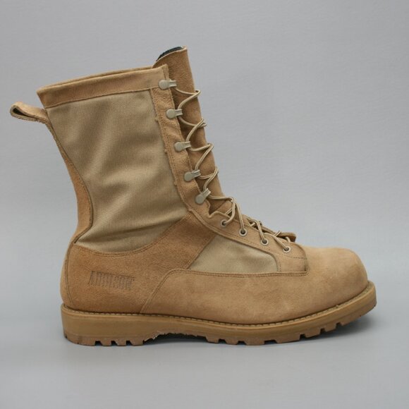 Addison Men's 15.5 W Wide Temperate Weather Desert Tan GoreTex US Combat Boots - Picture 4 of 12